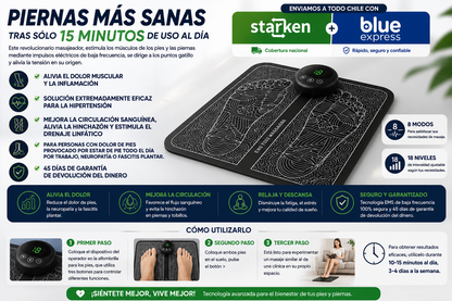 Alfombra Masajeador Electrico Para Pies