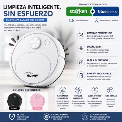 Aspiradora Robot 3 en 1