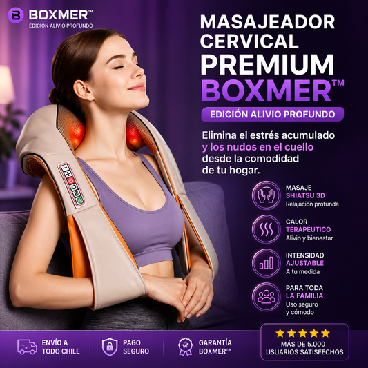 MASAJEADOR CERVICAL PREMIUM BOXMER™