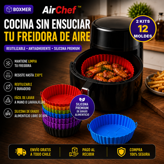 AirChef 2 Kits — 12 moldes