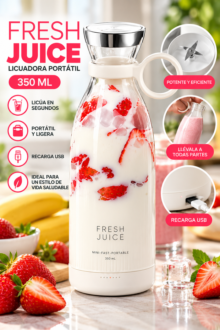 VitaBlend con fresas frescas