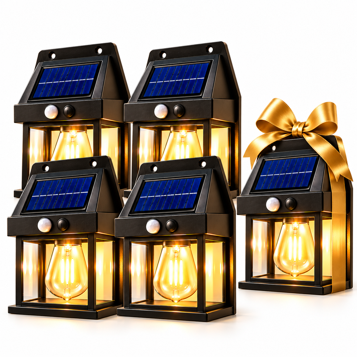 FOCO SOLAR LUZ CALIDA EMPALMADO