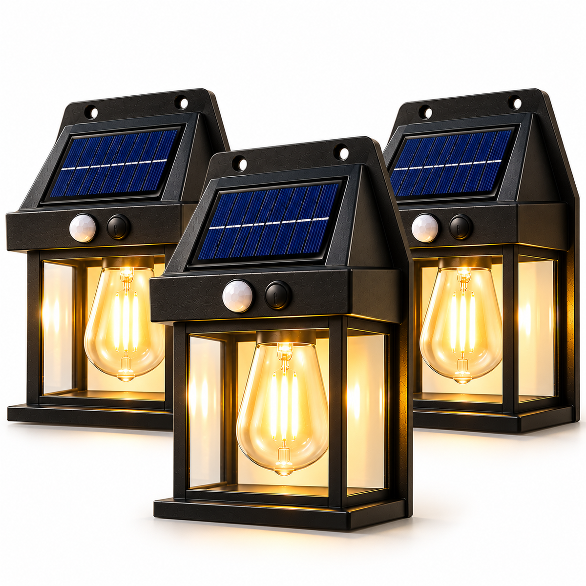 FOCO SOLAR LUZ CALIDA EMPALMADO